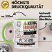 Yogini Tasse Geschenk Lustiger Spruch Bitte Erheben Sie Sich Seine Majestät Die Yogini Betritt Den Raum Grün Trendation