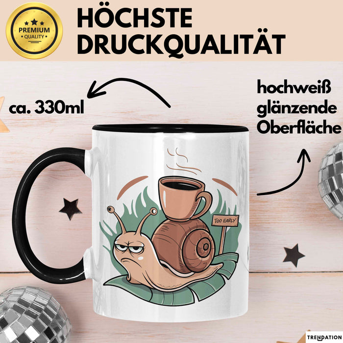 Morgenhasser Tasse Geschenkidee für Muffel Trendation