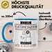 Plattenproduzentin Tasse Geschenk Ich Bin Plattenproduzentin Warum Weil Ich Es Kann Geschenkidee Geburtstag Blau Trendation
