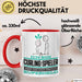 Curling-Spieler Geschenk Tasse Ich Bin Curling-Spieler Aber Sag Doch Einfach Superheld Lustige Geschenkdiee für Curling-Spieler Kaffee-Becher Rot Trendation