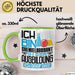 Chemielaborant Ausbildung Tasse Geschenk Ich Bin Chemielaborant In Der Ausbildung Ich Darf Das Geschenkidee Spruch Grün Trendation
