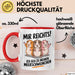 Meerschweinchen Tierliebhaber Tasse Geschenk Lustige Geschenkidee Spruch Mir Reichts Ich Geh Zu Meinen Meerschweinchen Rot Trendation