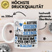 Tierheimvolontär Geschenk Tasse Lustiger Spruch Erheben Sie Sich Der Tierheimvolontär Betritt den Raum Weiß Trendation