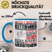 Kletterführer Geschenk Kaffee-Tasse Geschenkidee für Kletterführer Ich Bin Kletterführer Ich Kann Es Dir Erklären Jedoch Nicht Für Dich Verstehen Spruch Lustig Blau Trendation