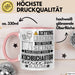 Kochbuchautor Geschenk Tasse Lustiger Spruch Erheben Sie Sich Der Kochbuchautor Betritt den Raum Rosa Trendation
