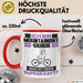 Mountainbike-Guide Tasse Geschenk für Mountainbike-Guide Geburtstag Lustiger Spruch Kaffee-Becher Was Ist Deine Superkraft Rot Trendation
