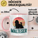 Malteserhund Tasse Geschenk Lustige Geschenkidee Spruch Malteser Rosa Trendation