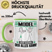 Model Tasse Geschenk für Model Der Mann Der Alles Kann Geschenkidee zum Geburtstag Grün Trendation