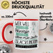 Slacklinerin Tasse Geschenk Spruch Wer Will Schon Prinzessin Sein Wenn Man Auch Slacklinerin Sein Kann Rot Trendation