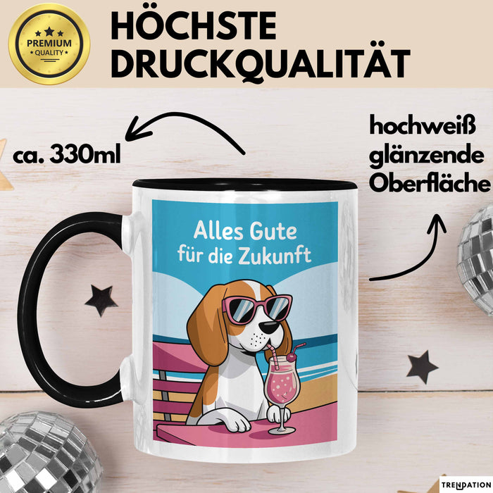 Büroarbeit Kollege Abschied Tasse Geschenk Lustige Geschenkidee Spruch Alles Gute Für Die Zukunft Trendation