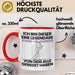 Stand-Up-Paddler Geschenk Tasse Lustige Geschenkidee Geburtstag für Stand-Up-Paddler Ich Bin Dieser Legendäre Stand-Up-Paddler Von Dem Alle Geredet Haben Kaffee-Becher Rot Trendation