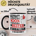 Fußballfan Geschenk Lustiger Spruch für Fußballfan Geschenkidee Bester Fußballfan Der Welt Schwarz Trendation