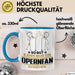 Opernfan Geschenk Tasse So Gut Kann Nur Ein Opernfan Aussehen Geschenkidee Kaffee-Becher Blau Trendation