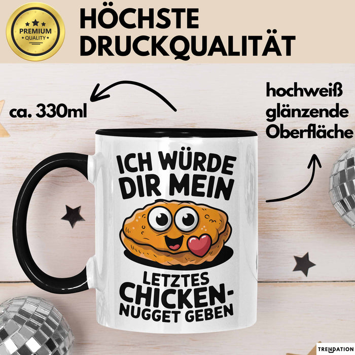 Ehemann Ehefrau Paare Jahrestag Tasse Geschenk Lustige Geschenkidee Spruch Ich Würde Dir Mein Letztes Chicken Nugget Geben Trendation