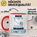 Schwimmsportlerin Tasse Geschenk Becher Stark Attraktiv Furchtlos Schwimmsportlerin Lustige Geschenkidee Rot Trendation