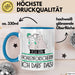 Geschenk für Höhlenforscherin Tasse Lustige Geschenkidee Geburtstag Ich Bin Höhlenforscherin Ich Darf Das Blau Trendation