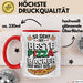 Pizzabäcker Tasse Geschenk Bester Pizzabäcker für Koch Rot Trendation