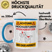 Pferdebesitzer Tasse Geschenk Lustiger Spruch Geschenkidee für Pferdebesitzer Achtung Hochleistungs Pferdebesitzer Bei Der Arbeit Blau Trendation