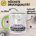 Pferderennen-Enthusiast Geschenk Tasse So Gut Kann Nur Ein Pferderennen-Enthusiast Aussehen Geschenkidee Kaffee-Becher Grün Trendation