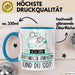 Rhythmische Gymnastin Tasse Geschenk Ich Bin Rhythmische Gymnastin Und Du So Geschenkidee Lustiger Spruch Becher Blau Trendation