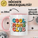 Mama Muttertag Tasse Becher Geschenk Lustige Geschenkidee Spruch Cooler Moms Club Rosa Trendation