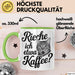 Kaffeeliebhaber Tasse Geschenk Lustige Geschenkidee Spruch Rieche Ich Etwa Kaffee Grün Trendation