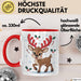 Weihnachten Tasse Geschenkidee für Feiertagsliebhaber Rot Trendation