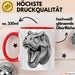 Dinosaurier Tier Tasse Geschenk Lustige Geschenkidee Spruch Rot Trendation