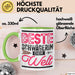 Schwägerin Geschenk Tasse Mit Spruch Beste Schwägerin Der Welt Becher Grün Trendation