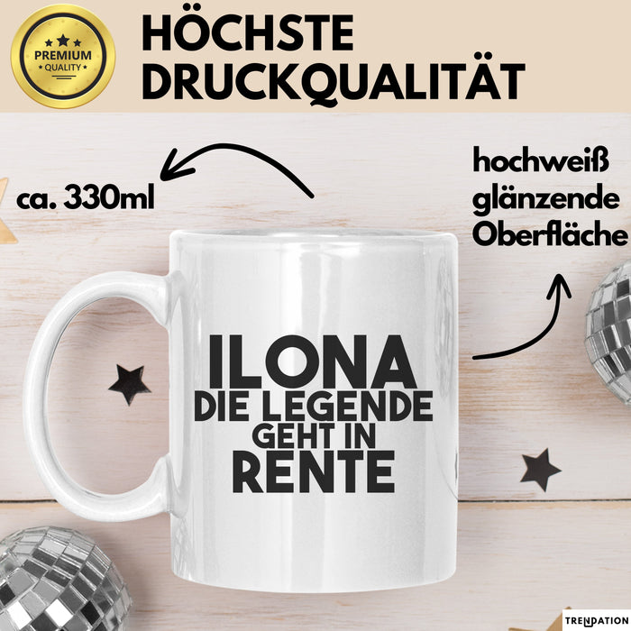 Ilona Tasse Ilona – Die Legende Geht In Rente Geschenk