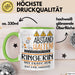 Ringerin Tasse Geschenk Lustig Abstand Halten Hochleistungs-Ringerin Mit Drang Zur Perfektion Bei Der Arbeit Grün Trendation