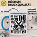 Waldarbeiter Geschenk Tasse Du Bist Nicht Du Wenn Die Kette Stumpf Ist Holz-Arbeiter Kettensäge Kaffee-Becher Blau Trendation