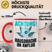 Hausdrache Im Anflug Tasse Geschenk Becher Rot Trendation