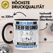 Tierfreund Tasse Geschenk für Tierfreund Geburtstag Lustiger Spruch Kaffee-Becher Was Ist Deine Superkraft Schwarz Trendation