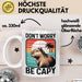 Capybara Don'T Worry Be Capy Tasse Geschenk Capybara Tier Geschenkidee Weiß Trendation