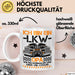 Lkw Fahrer Trucker Tasse Geschenk Lustige Geschenkidee Spruch Ich Bin Ein Lkw Fahrender Opa Weiß Trendation