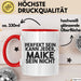 Maike Tasse Perfekt Sein Kann Jeder, Maike Sein Nicht Geschenk Rot Trendation