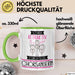 Chorsängerin Tasse Geschenk Becher Stark Attraktiv Furchtlos Chorsängerin Lustige Geschenkidee Grün Trendation