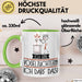 Geschenk für Vogelzüchterin Tasse Lustige Geschenkidee Geburtstag Ich Bin Vogelzüchterin Ich Darf Das Grün Trendation