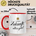 Büroarbeit Kollege Abschied Tasse Geschenk Lustige Geschenkidee Spruch Für Deine Zukunft Alles Gute Rot Trendation