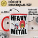 Punk Rock Metal Chemiker Tasse Geschenk Lustiger Spruch Musiker Wissenschaft Rot Trendation