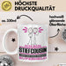 Stiefcousin Geschenk Tasse Ich Bin Stiefcousin Aber Sag Doch Einfach Superheld Lustige Geschenkdiee für Stiefcousin Kaffee-Becher Weiß Trendation