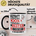 Boxer Geschenk Lustiger Spruch für Boxer Geschenkidee Bester Boxer Der Welt Schwarz Trendation