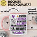 Halbenkel Geschenk Tasse Lustiger Spruch Erheben Sie Sich Der Halbenkel Betritt den Raum Rosa Trendation