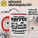 Humor Faultier Tasse Pflege Kaffee-Becher Lustig Und Du Kannst Pflegegrad 4 Beantragen Fass Meinen Kaffee An Büro Krankenschwester Rot Trendation