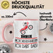 Geschenk für Motorradfahrerin Tasse Lustige Geschenkidee Geburtstag Ich Bin Motorradfahrerin Ich Darf Das Rosa Trendation