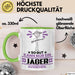 Jäger Geschenk Tasse So Gut Kann Nur Ein Jäger Aussehen Geschenkidee Kaffee-Becher Grün Trendation