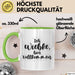 Wiebke Tasse Ich Wiebke, Bin Vollkommen Geschenk Grün Trendation