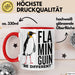 Pinguin Flamingo Tasse Geschenk Lustige Geschenkidee Spruch Flaminguin Rot Trendation