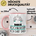 Geschenk für Rockmusikerin Tasse Lustige Geschenkidee Geburtstag Ich Bin Rockmusikerin Ich Darf Das Rosa Trendation